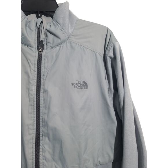 The North Face Gray Lightweight Mixed Media Jacket Size M - Picture 2 of 6
